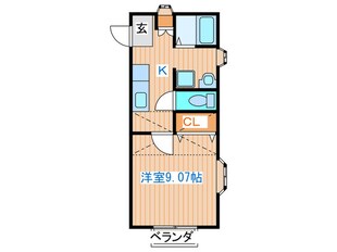 ガルテン山王参番館の物件間取画像